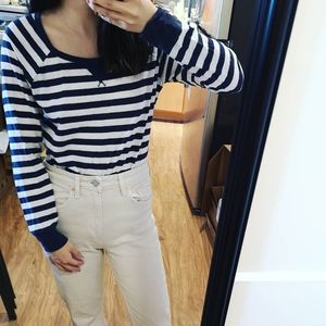 Hollister classic navy stripe T-shirt